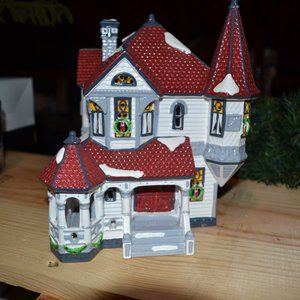 Department 56 Snow Village Queen Ann Victorian House